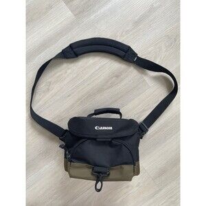 Canon Padded Nylon Camera Carry/Shoulder Bag w/ Strap, Accessory Compartments